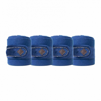 Polar Velvet Pearls Fleece Bandages Navy
