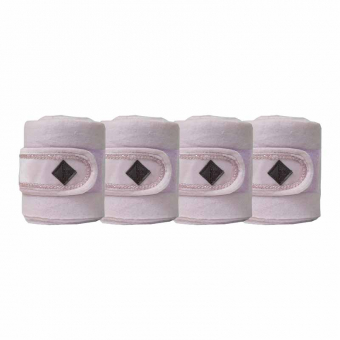 Polar Velvet Pearls Fleece Bandages Pink
