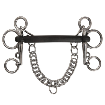 Straight Baby Pelham Rubber