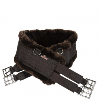Saddle Girth Sheepskin Brown/Brown