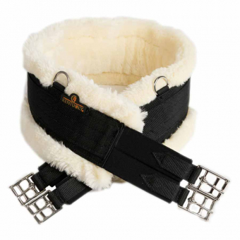 Sheepskin Girth Black