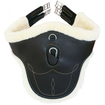 Sheepskin Belly Guard Black