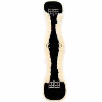 Dressage Girth Sheepskin Black