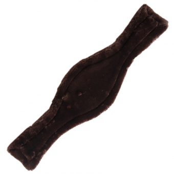 Saddle Girth Protector Anatomic Sheepskin Brown