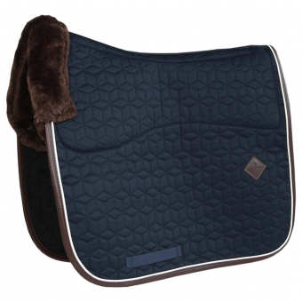 Dressage Saddle Pad Skin Friendly Navy Blue