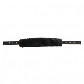 Neckpiece Shipping Sheepskin Black