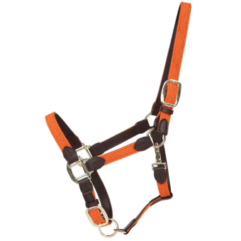 Halter Plaited Nylon Orange