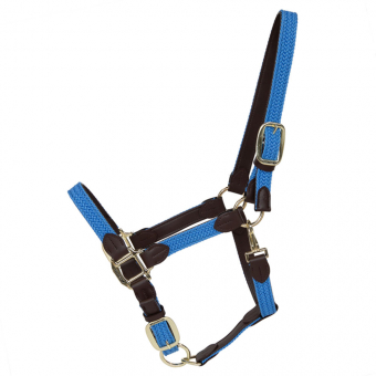 Halter Plaited Nylon Light Blue