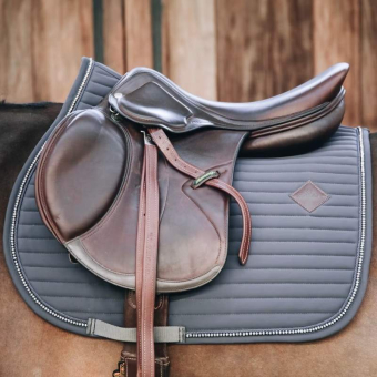 Allround Saddle Pad Pearls Grey