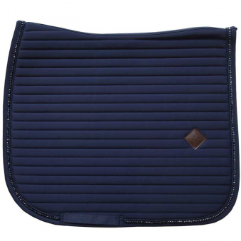 Dressage Saddle Pad Pearls Navy