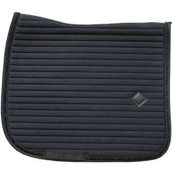 Dressage Saddle Pad Pearls Black