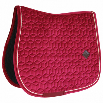 Saddle Pad Velvet Fuchsia