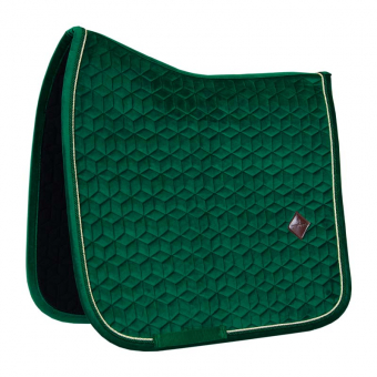 Dressage Saddle Pad Velvet Dark Green