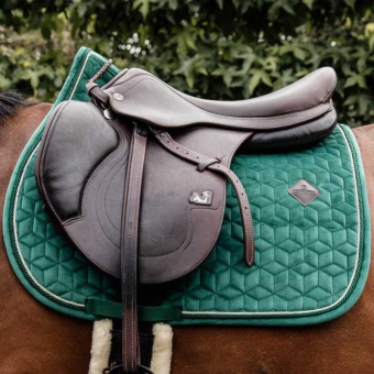 Saddle Pad Velvet Dark Green