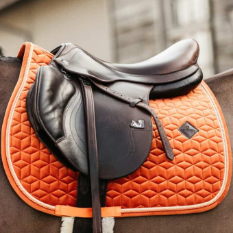 Saddle Pad Velvet Orange