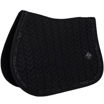 Saddle Pad Glitter Stone Black