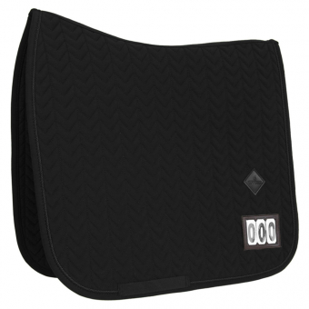 Dressage Saddle Pad Fishbone Competition Black