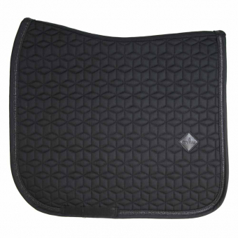 Dressage Saddle Pad Glitter Rope Black