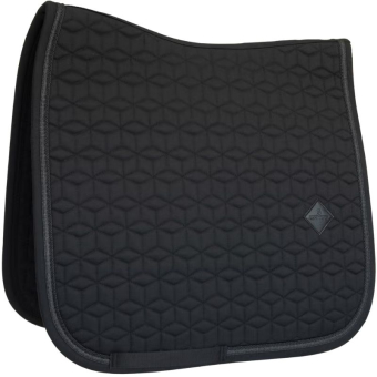 Dressage Saddle Pad Glitter Rope Black