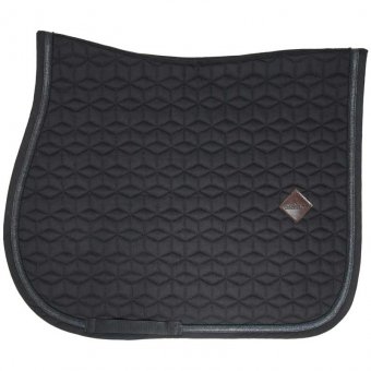 Saddle Pad Glitter Rope Black
