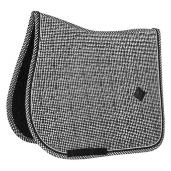 Saddle Pad Pied-de-Poule Black
