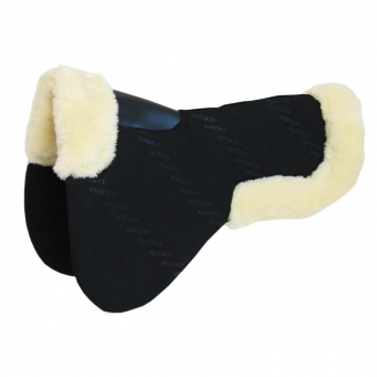 Saddle Pad Sheepskin Impact Equalizer Black