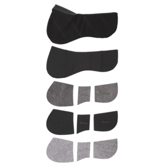 Saddle Pad Correction Impact Black