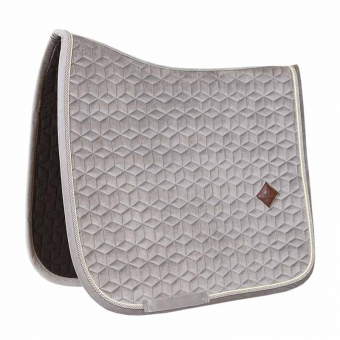 Dressage Saddle Pad Basic Velvet Beige