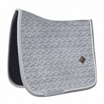 Dressage Saddle Pad Basic Velvet Grey