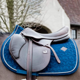 Saddle Pad Basic Velvet Navy
