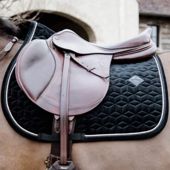Saddle Pad Basic Velvet Black