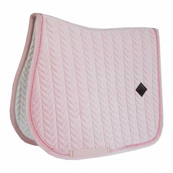 Saddle Pad Velvet Pearls Pink