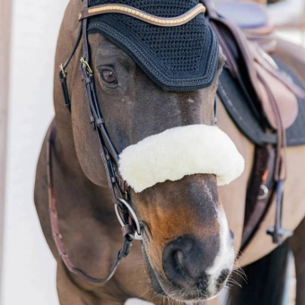 Noseband Cover Sheepskin Natural