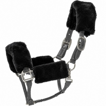 Sheepskin Set for Halter Black