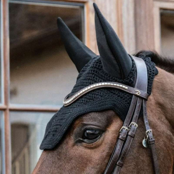 Fly Ear Bonnet Wellington Black
