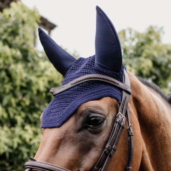 Fly Ear Bonnet Wellington Soundless Navy