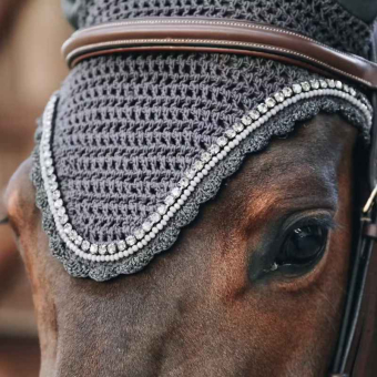 Ear Bonnet Long Stone & Pearl Soundless Grey
