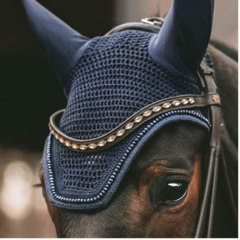 Ear Bonnet Wellington Glitter Dark Navy