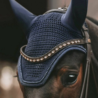 Ear Bonnet Wellington Glitter Soundless Dark Navy
