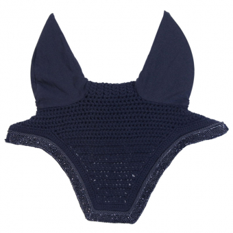Ear Bonnet Wellington Glitter Stone Dark Navy