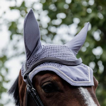 Ear Bonnet Wellington Velvet Purple