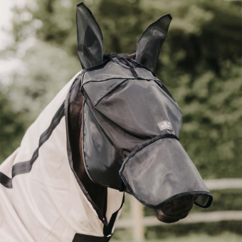 Fly Mask Classic with Ears och Nose Black