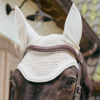 Ear Bonnet Wellington Plaited Cord Beige