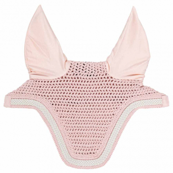 Ear Bonnet Wellington Plaited Cord Light Rose