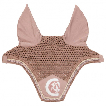 Ear Bonnet Wellington 3D Logo Rope Old Pink