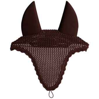 Long Ear Bonnet Loop Soundless Brown