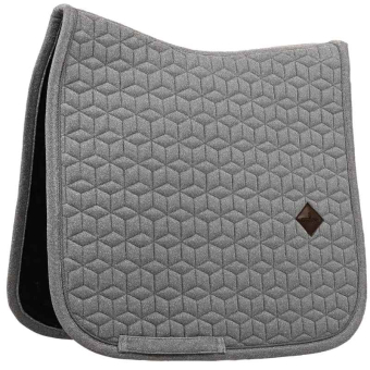 Dressage Saddle Pad Full Sparkling Grey