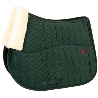 Saddle Pad Skin Friendly Velvet Green
