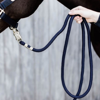 Lead Rope Panic Hook Navy Blue