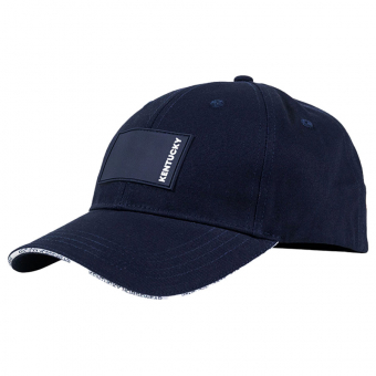 Cap Rubber Logo Navy Blue
